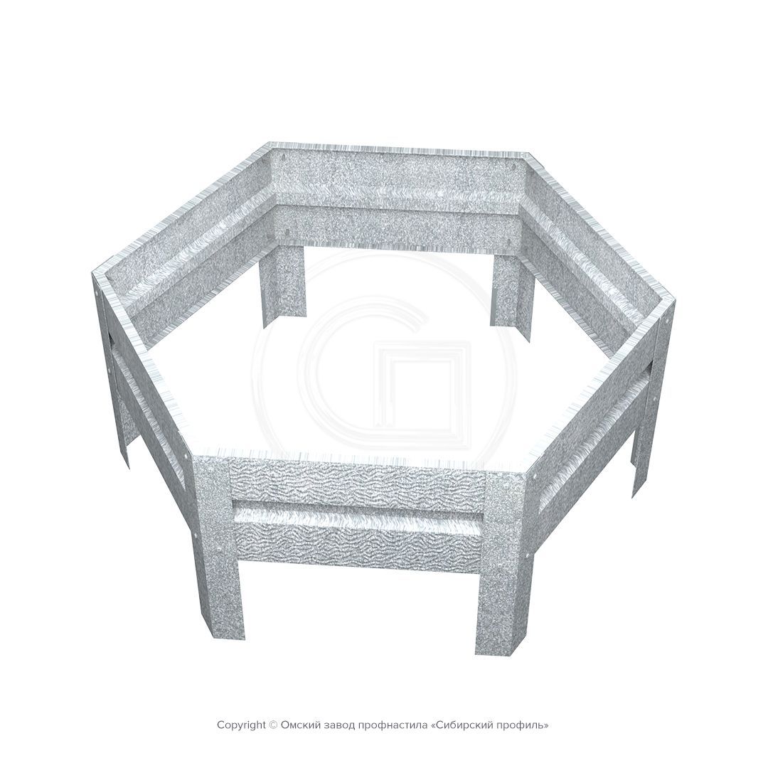 Клумба металлическая Фактурная (комплект)-9c1a4790ca