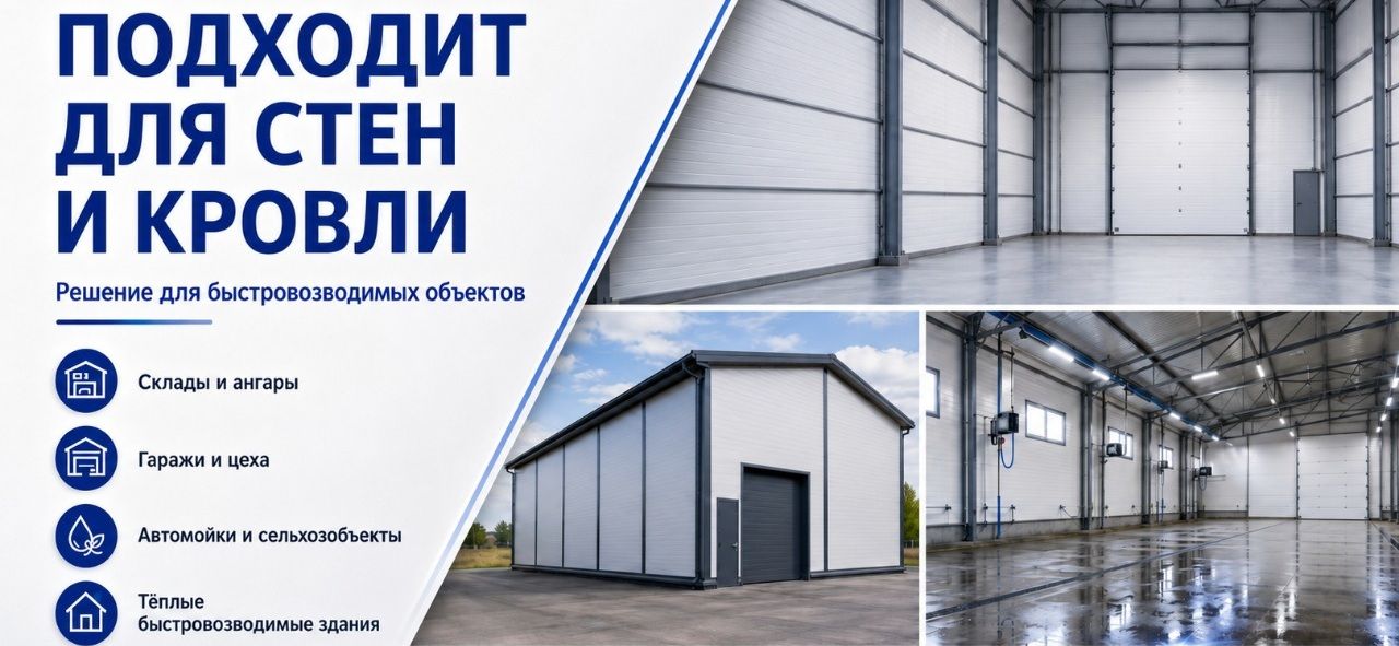Кровельные сэндвич-панели характеристики